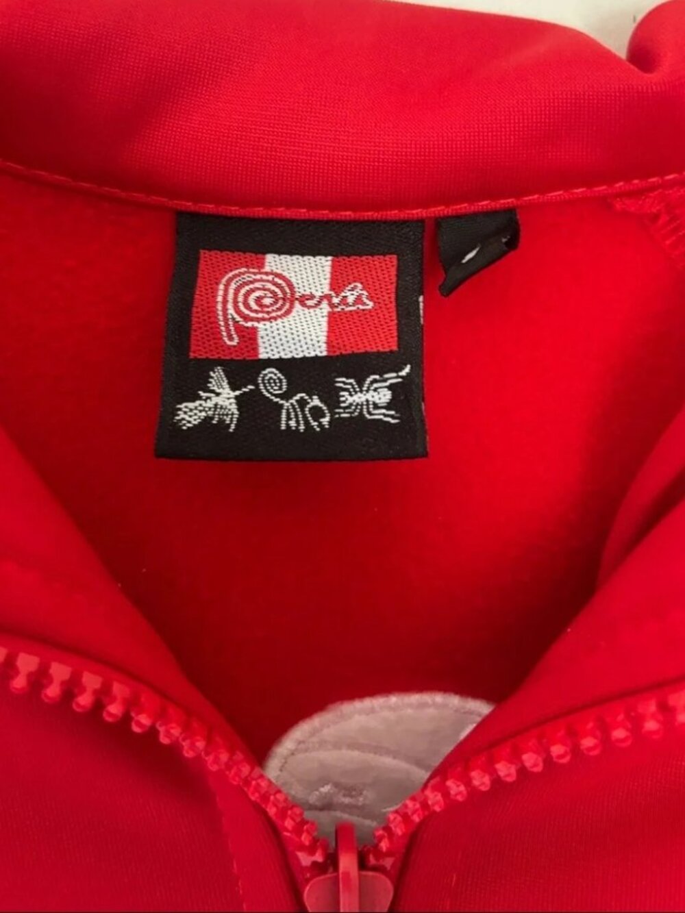 Peruvian Legacy Red Lightweight Shirt Jacket Official.
